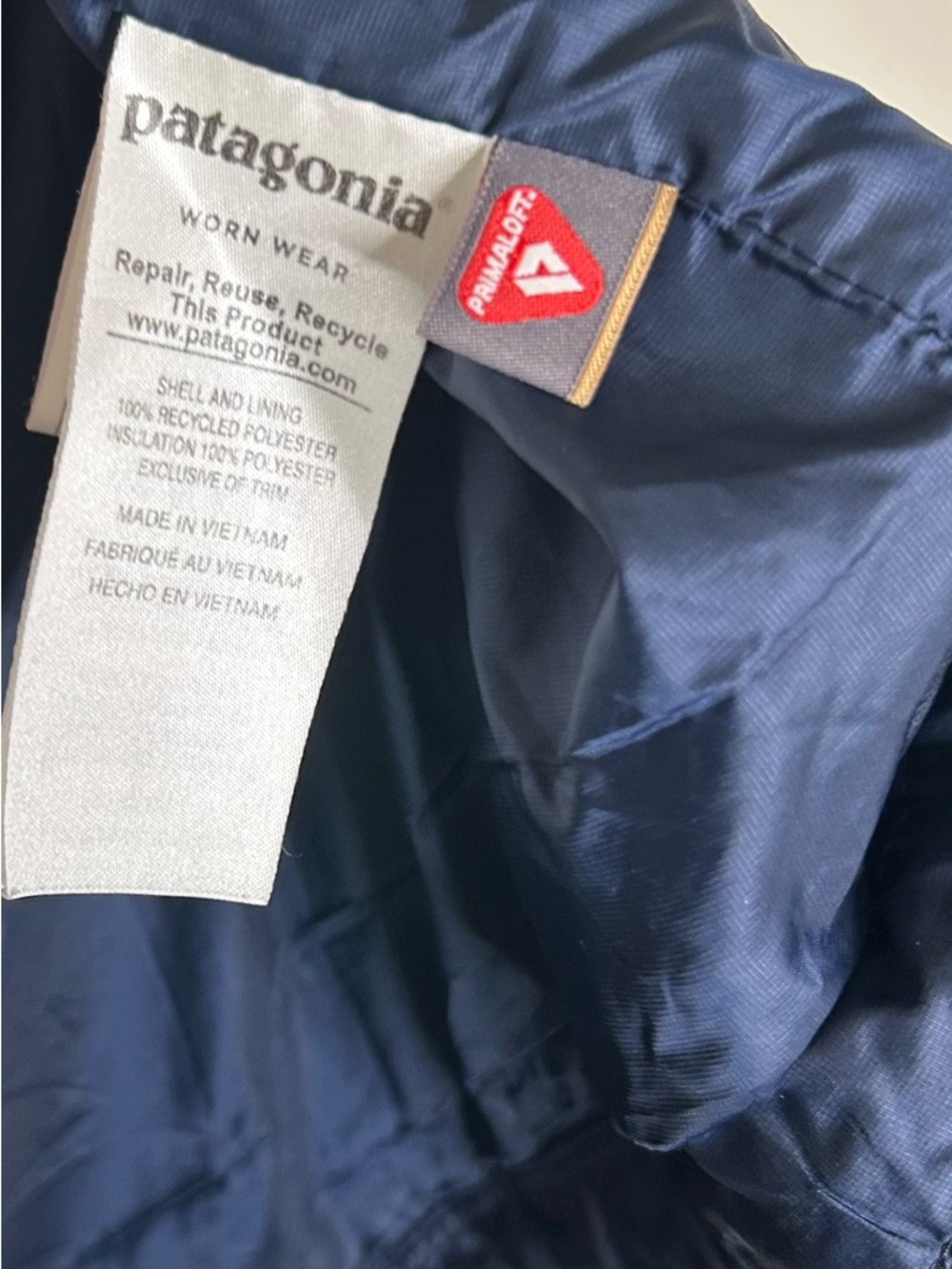 Patagonia Nano Puff Jacket Full Zip Dark Navy Men’s Size Large STY 84212 - Picture 9 of 16